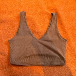 Gymshark Brown Seamless Bralette